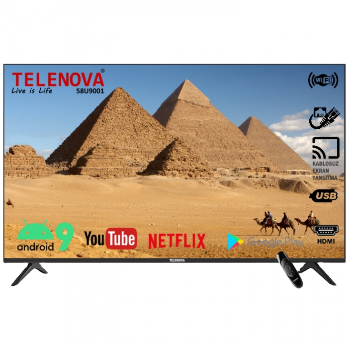 Telenova 58U9001 58″ 4K UHD TV